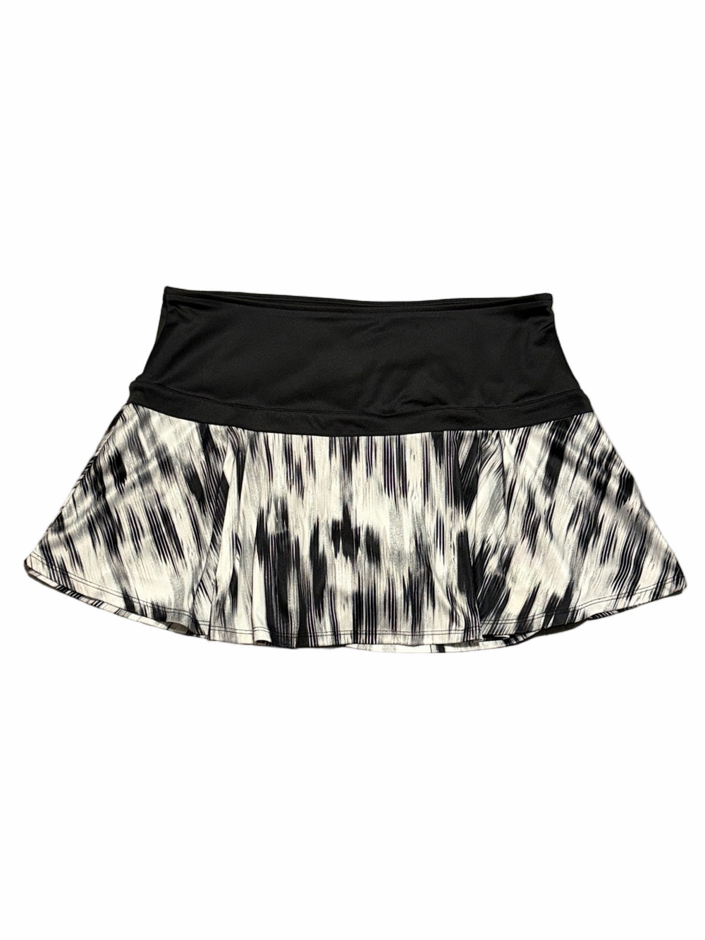 Callaway Black and White Patterned Skorts, Size Medium